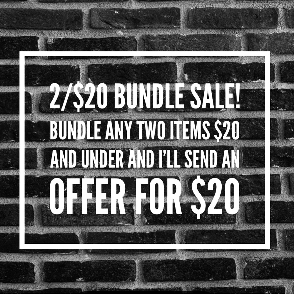 2 For $20 Bundle Sale!